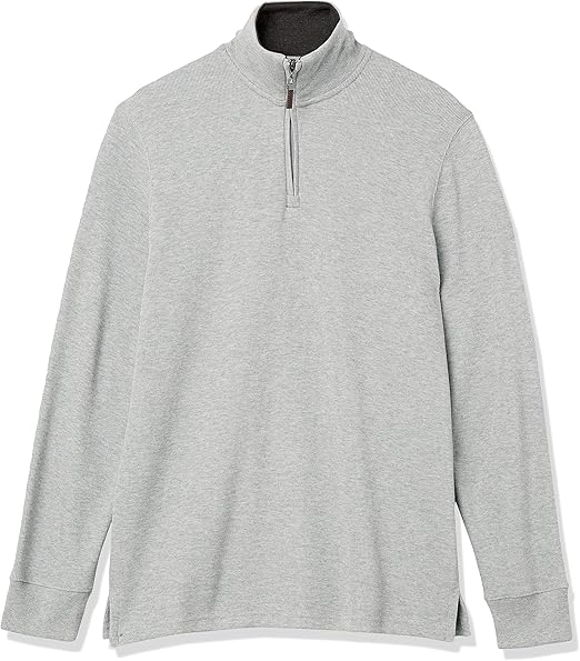 Men's Long Sleeve Quarter-Zip Sweater